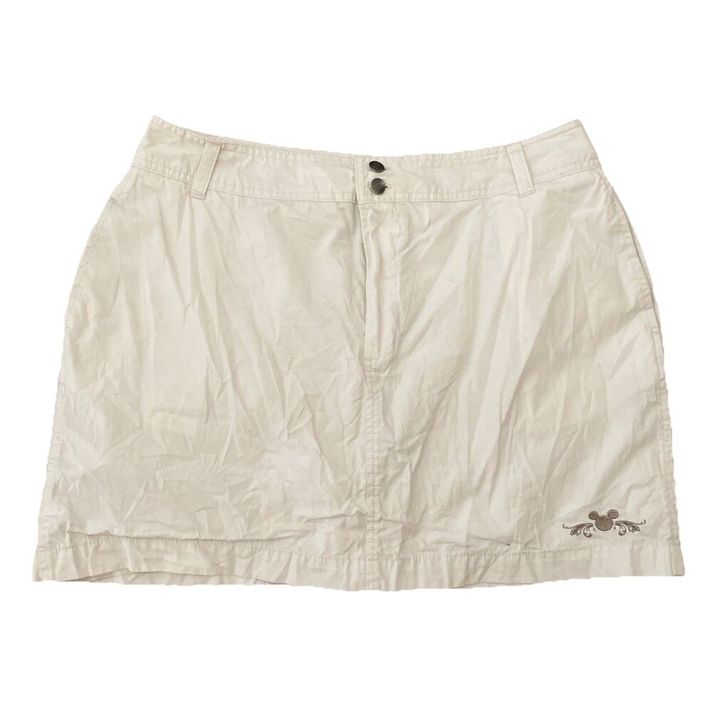 Vintage Y2K Disney World embroidered Skort Size Large Disney Parks